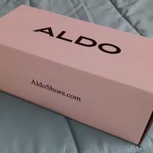 Aldo Flats with 1&1/clear heels, Size 71/2, neutral